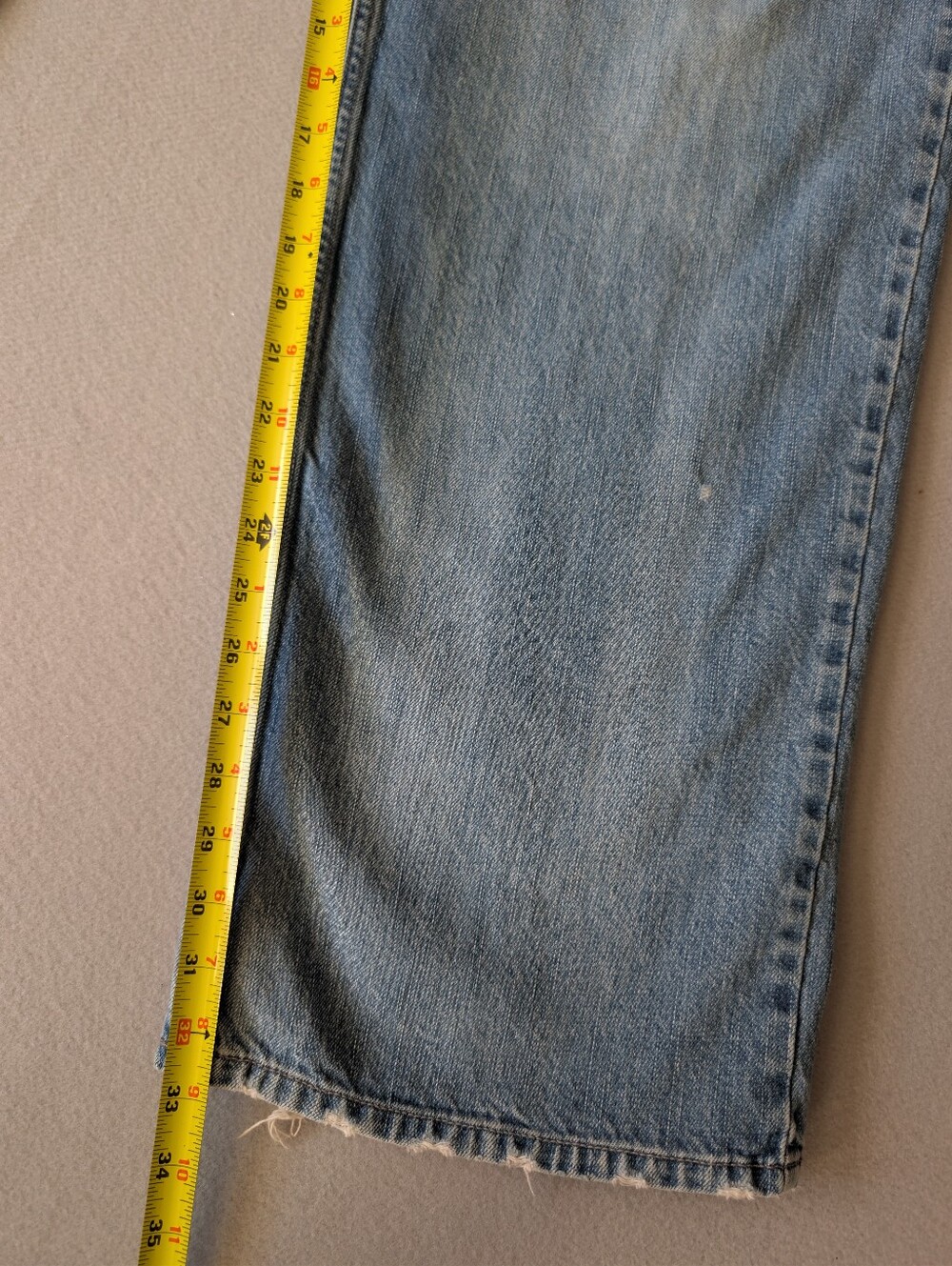 Vintage Enyce Jeans 2000s Y2K Light Wash Distressed Hip Hop Baggy Denim Sz 44 image 10